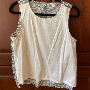J. Crew Floral tank